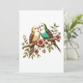 愛結婚鳥 招待状 (スタンド正面)