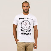愛統一されたの輪の中で歩く» Tシャツ (正面フル)