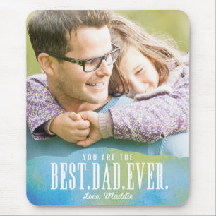 愛絵を描最高のパパEver Photo Mouse pad マウスパッド