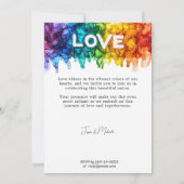 🌈愛絵を描LGBTQ結婚 招待状 (裏面)