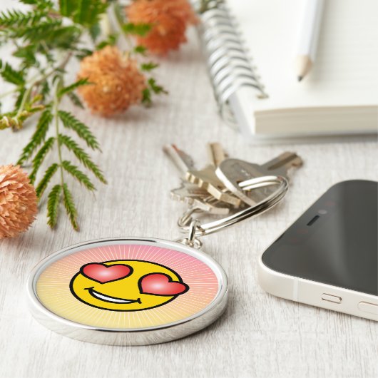 愛絵文字 キーホルダー (側面)