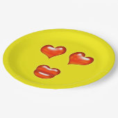 愛絵文字 ペーパープレート (アングル)