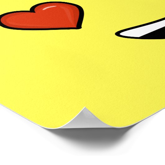 愛絵文字 ポスター (角)