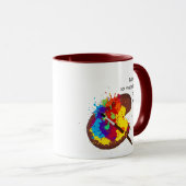 愛絵画の非常に私は非常に多くのおもしろい引用文マグカップ マグカップ (正面右)