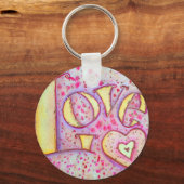 愛絵画の キーホルダー (正面)