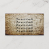 愛美術の東洋の旧式なlilaの金星の花 名刺 (裏面)