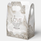 愛聖なる書物、 経典聖句エペソ4:2結婚のタペストル フェイバーボックス (オープン)