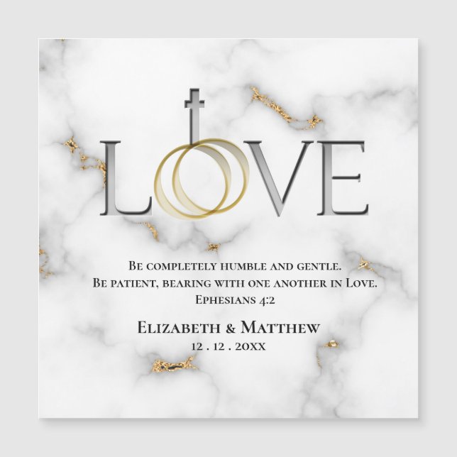 愛聖なる書物、 経典聖句エペソ4:2 (正面)