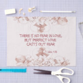 愛聖書の詩の恐れ無し 薄葉紙 (クラフト)