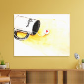 愛聞で キャンバスプリント (インサイチュ (リビング))