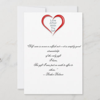 愛自己カードメモ サンキューカード