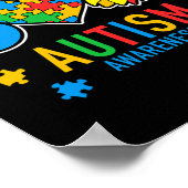 愛自閉症啓発ひまわり理解 ポスター (角)