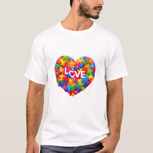 愛自閉症 Tシャツ
