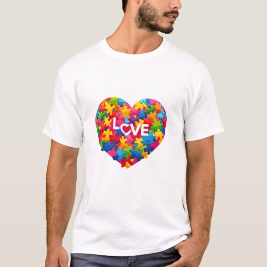 愛自閉症 Tシャツ (正面)
