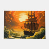 愛船アート ドアマット (正面)