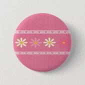 愛花 缶バッジ (正面)