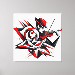 愛芸術的と音楽 キャンバスプリント