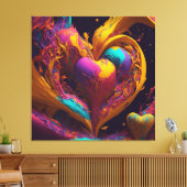 愛芸術的 キャンバスプリント (インサイチュ (リビング))