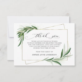 愛葉した記憶の中の人生のお祝い サンキューカード