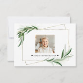 愛葉した記憶の中の人生のお祝い サンキューカード (裏面)