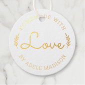 愛葉で手作りローレル フェイバータグ (正面)