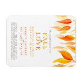 愛葉の秋の流しオ結婚レンジ マグネット (横)