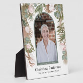 愛葉心のボホの写真記念 フォトプラーク (側面)