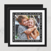 愛蔵のギフト | ブラック | 写真 シーズンカード (正面/裏面)