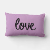 愛藤色の枕 ランバークッション (裏面)