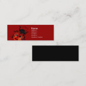 愛虫のプロフィールカード スキニー名刺 (正面/裏面)