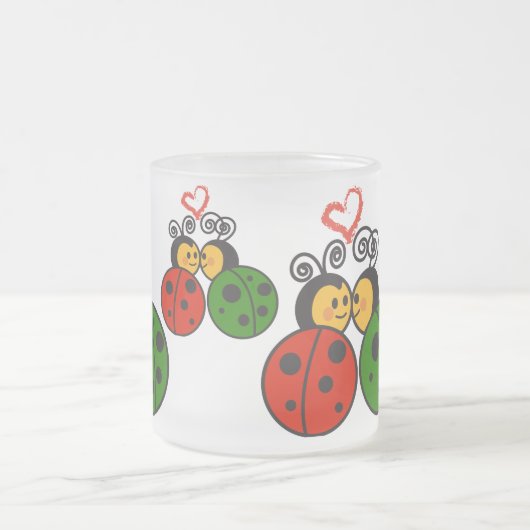 愛虫 フロストグラスマグカップ (中央)