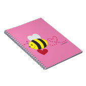 愛蜂の螺線形ノート ノートブック (右側)