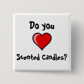 愛蝋燭か。 缶バッジ (正面)