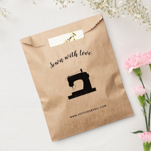 愛裁縫機械工芸品で縫い フェイバーバッグ (封をした状態)