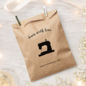 愛裁縫機械工芸品で縫い フェイバーバッグ (クリップ留めされた状態)