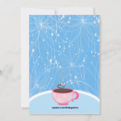 愛装双子氷スケートで滑る誕生日招待状 招待状 (裏面)