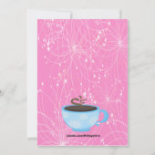 愛装性ガールアイススケートで滑る誕生日招待状 招待状 (裏面)