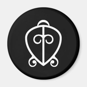 愛記号のOdo Nnyew Fie Kwan 力 マグネット