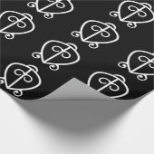 愛記号のOdo Nnyew Fie Kwan |力 ラッピングペーパー (角)