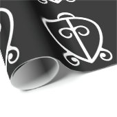 愛記号のOdo Nnyew Fie Kwan |力 ラッピングペーパー (ロールコーナー)