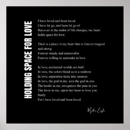 愛詩ウォールアートポスターデコール開催宇宙 ポスター