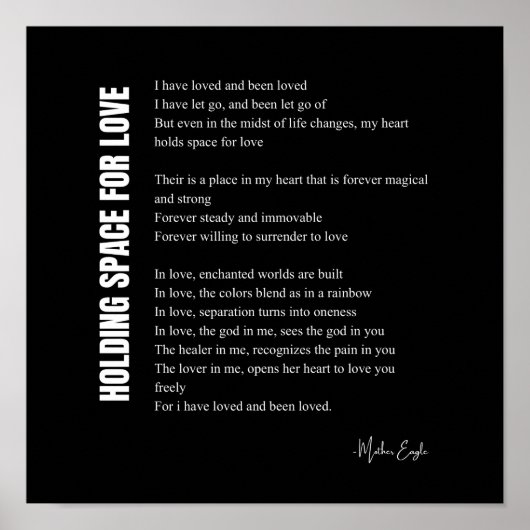 愛詩ウォールアートポスターデコール開催宇宙 ポスター (正面)