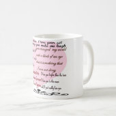 愛詩、愛詩歌 コーヒーマグカップ (正面右)