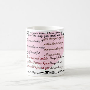 愛詩、愛詩歌 コーヒーマグカップ