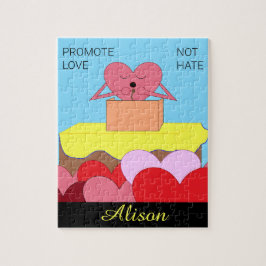 愛話に関するハート: ジグソーパズル