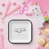 愛話の真理4:15聖書の聖句 ペーパープレート (パーティー)