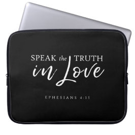 愛話の真理4:15聖書の聖句 ラップトップスリーブ