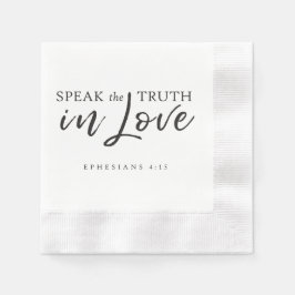 愛話の真理4:15聖書の聖句 縁ありカクテルナプキン