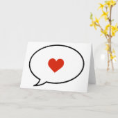 愛話の カード (黄色い花)