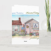 愛語母の日オリエンタルバタフライ カード (裏面)